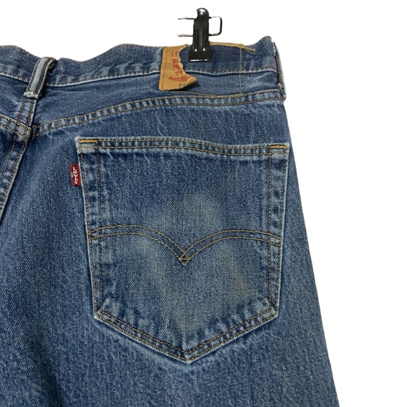 Levi’s 505 Regular Fit Jeans Blue - Picture 8 of 15